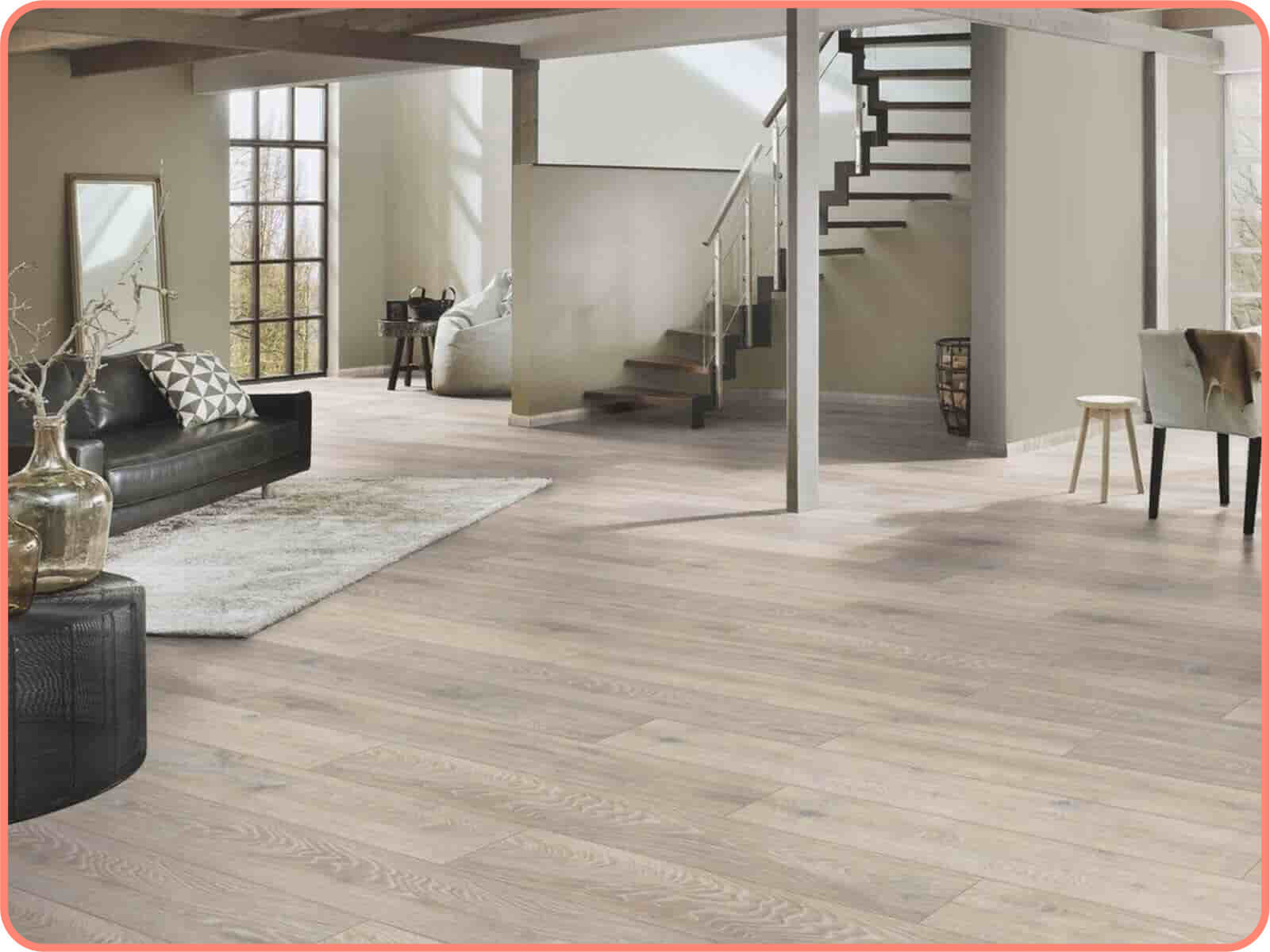 慵懶米灰｜dH精選 G-pro精品地板(連工帶料)